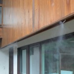 During automatic misting system installation, mosquito spray nozzles are well hidden and your backyard mosquito control is automatic